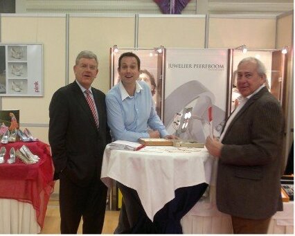 Juwelier Peereboom op een bruidsbeurs